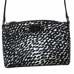 NWT Kate Spade Grove Street Millie Black White Crossbody Purse Bag